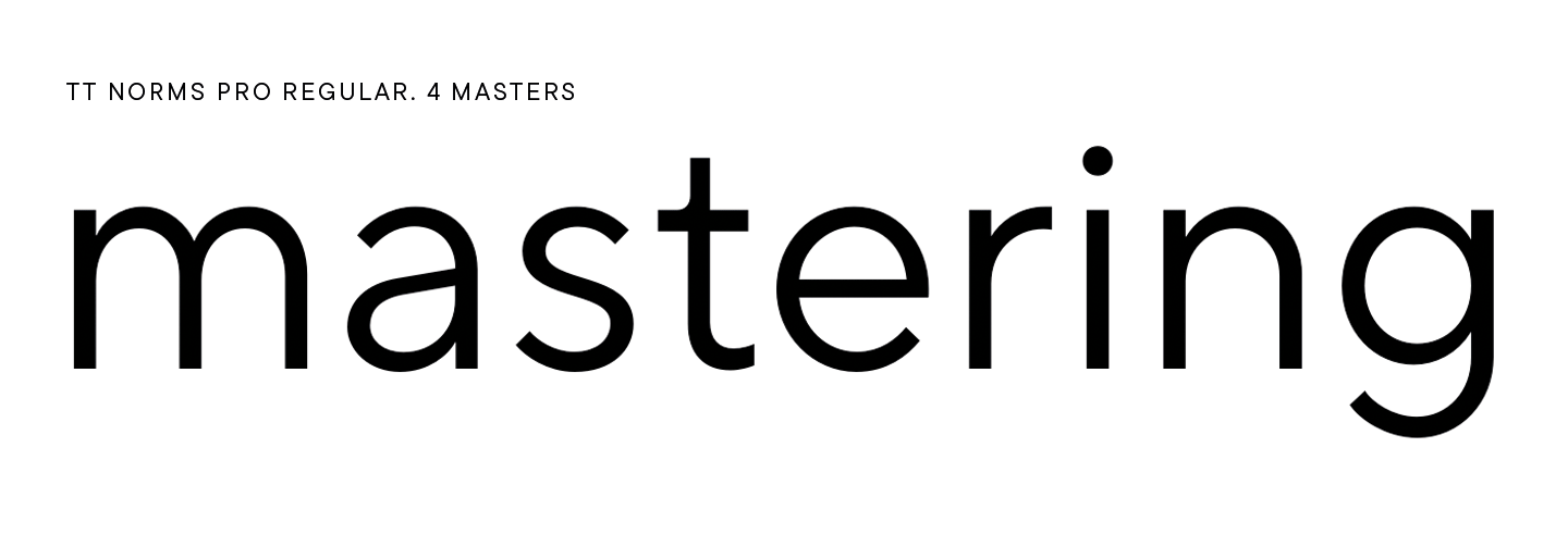 TT Norms&reg; Pro: a 7-year history of the font family