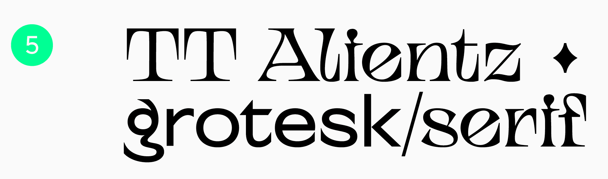 great headline fonts TT&nbsp;Alientz