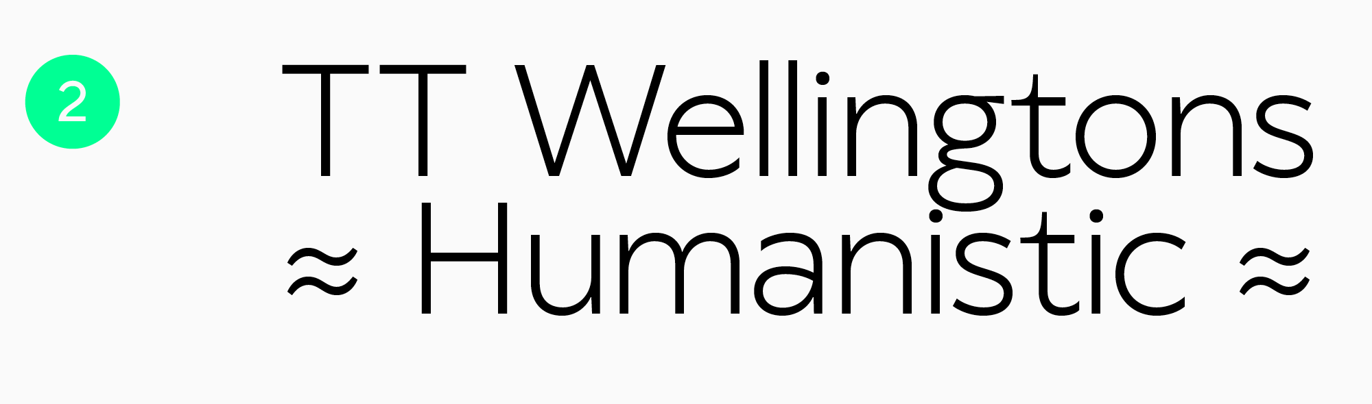 best text font TT Wellingtons