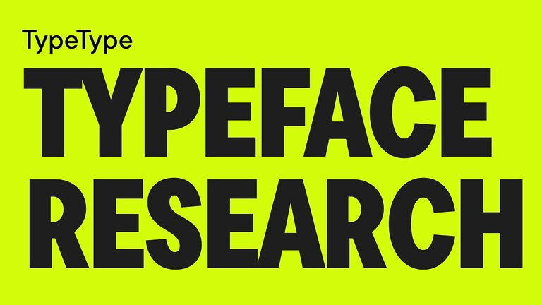 Typeface Research Online Webinar