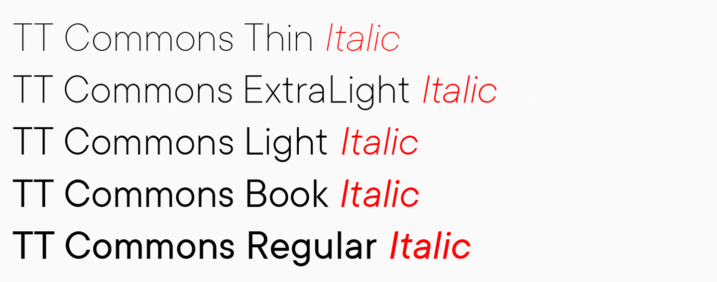 إنشاء TT Commons&trade;: من خطٍّ مؤسسي إلى أكثر الخطوط مبيعًا في الاستوديو