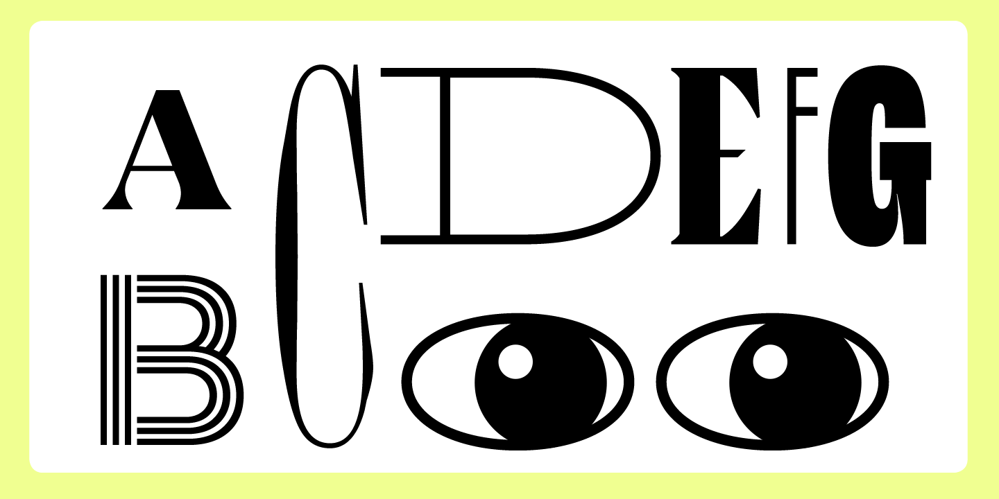 من النظرة الأولى: خطوط أنيقة للعناوين والزينة