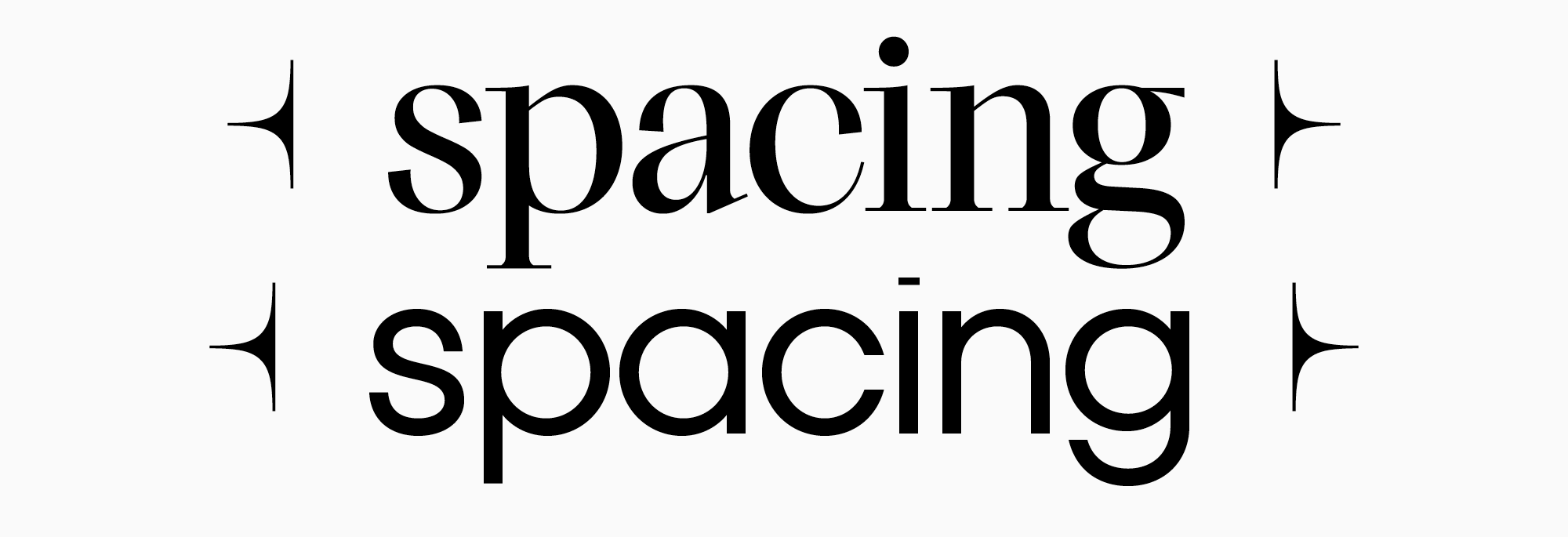 من النظرة الأولى: خطوط أنيقة للعناوين والزينة