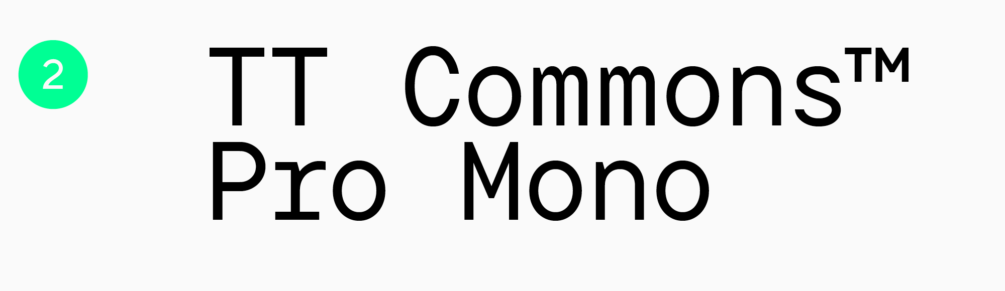 Monospaced Fonts in Design and Coding