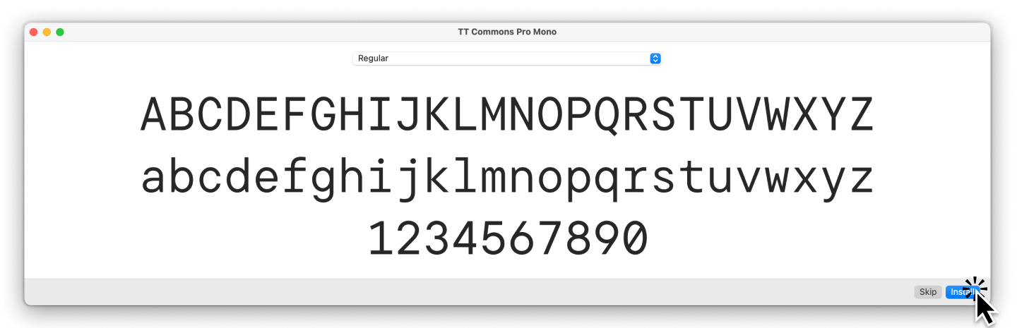 How do you add a font to your computer? 