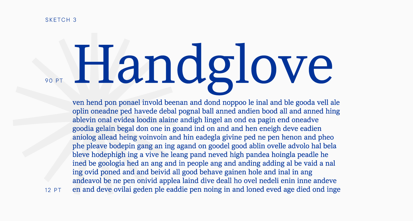 Creation of a modern serif TT Livret