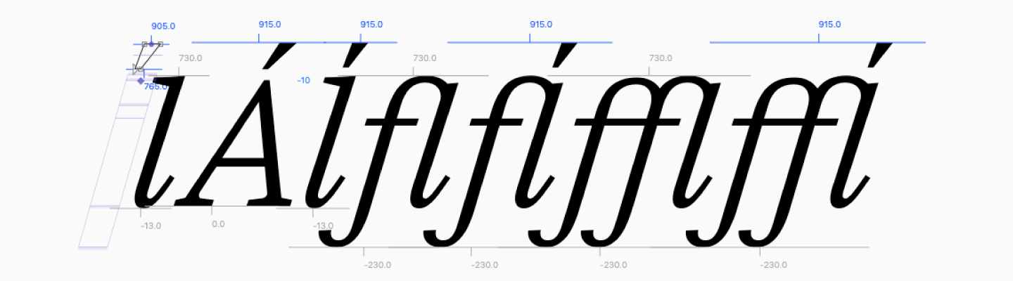 Creation of a modern serif TT Livret