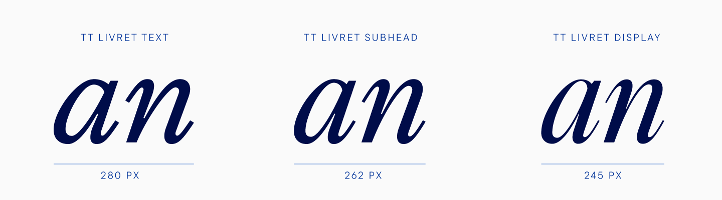 Creation of a modern serif TT Livret