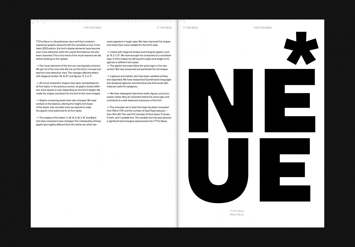 يا للعجب: كيف تطوّر الخط الغروتيسك الإسكندنافي TT Firs وأصبح له زوج طباعي