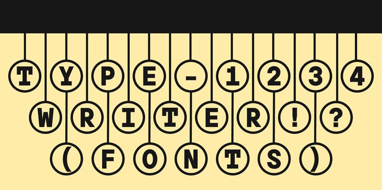 خطوط آلة الكتابة: من الميكانيكا القديمة إلى الكلاسيكية الرقمية