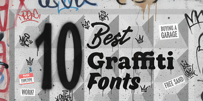 10+ beste kostenlose und Premium-Graffiti-Schriften