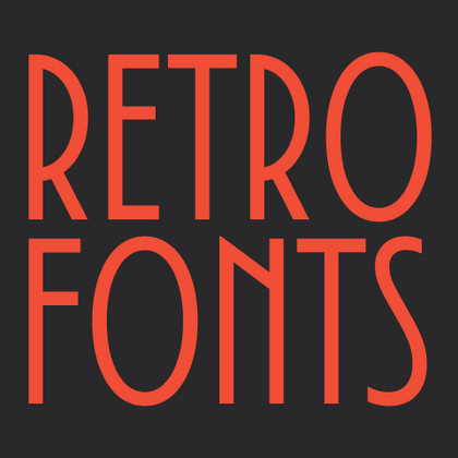 Retro Schriftarten