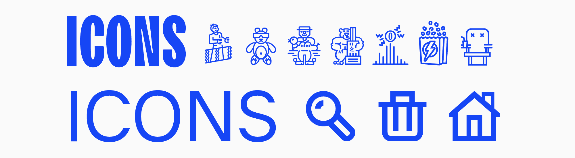 Icons und Illustrationen in Schriftarten: Was sind sie und was ist ihr Zweck? 