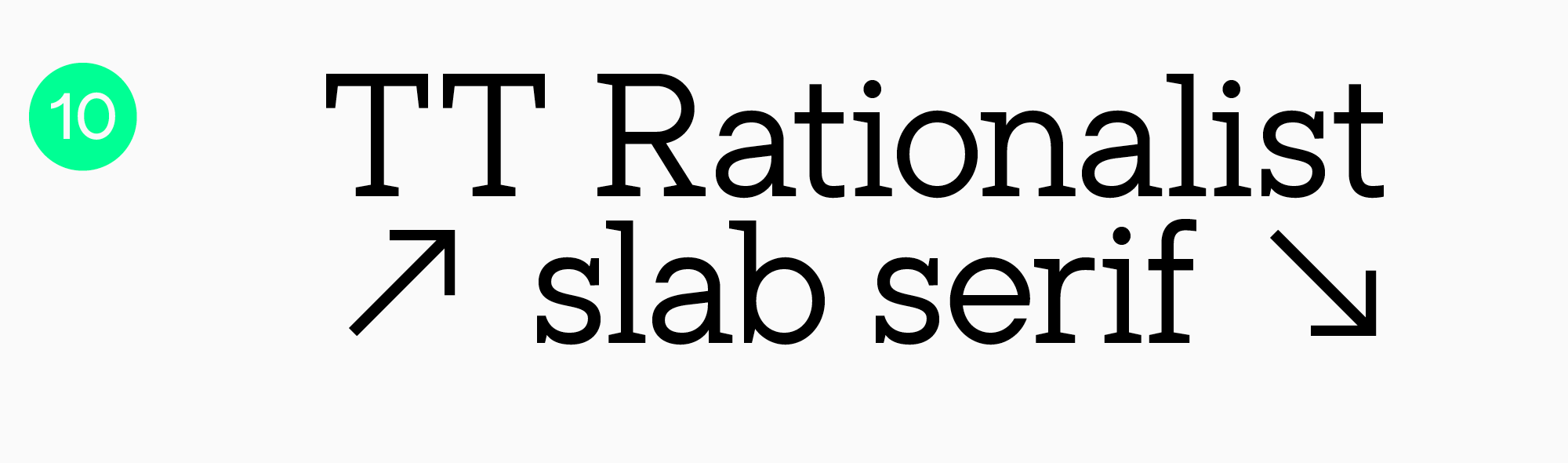 Best font for reading TT Rationalist
