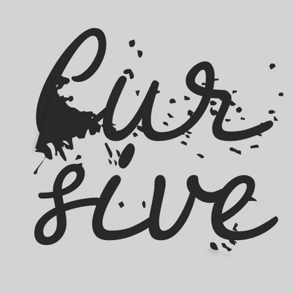 Kursive Schriftarten