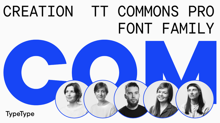 Creation TT Commons™ Pro font family (eng sub)