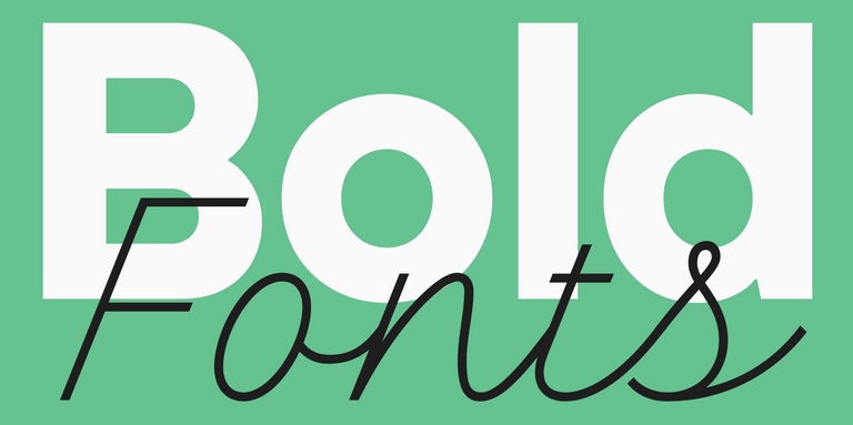 Fette Schriften: Wie man sie im Design einsetzt