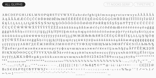 TT Nooks Serif