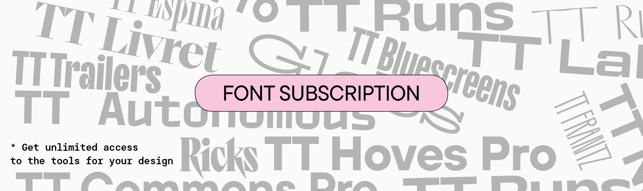 Font subscription