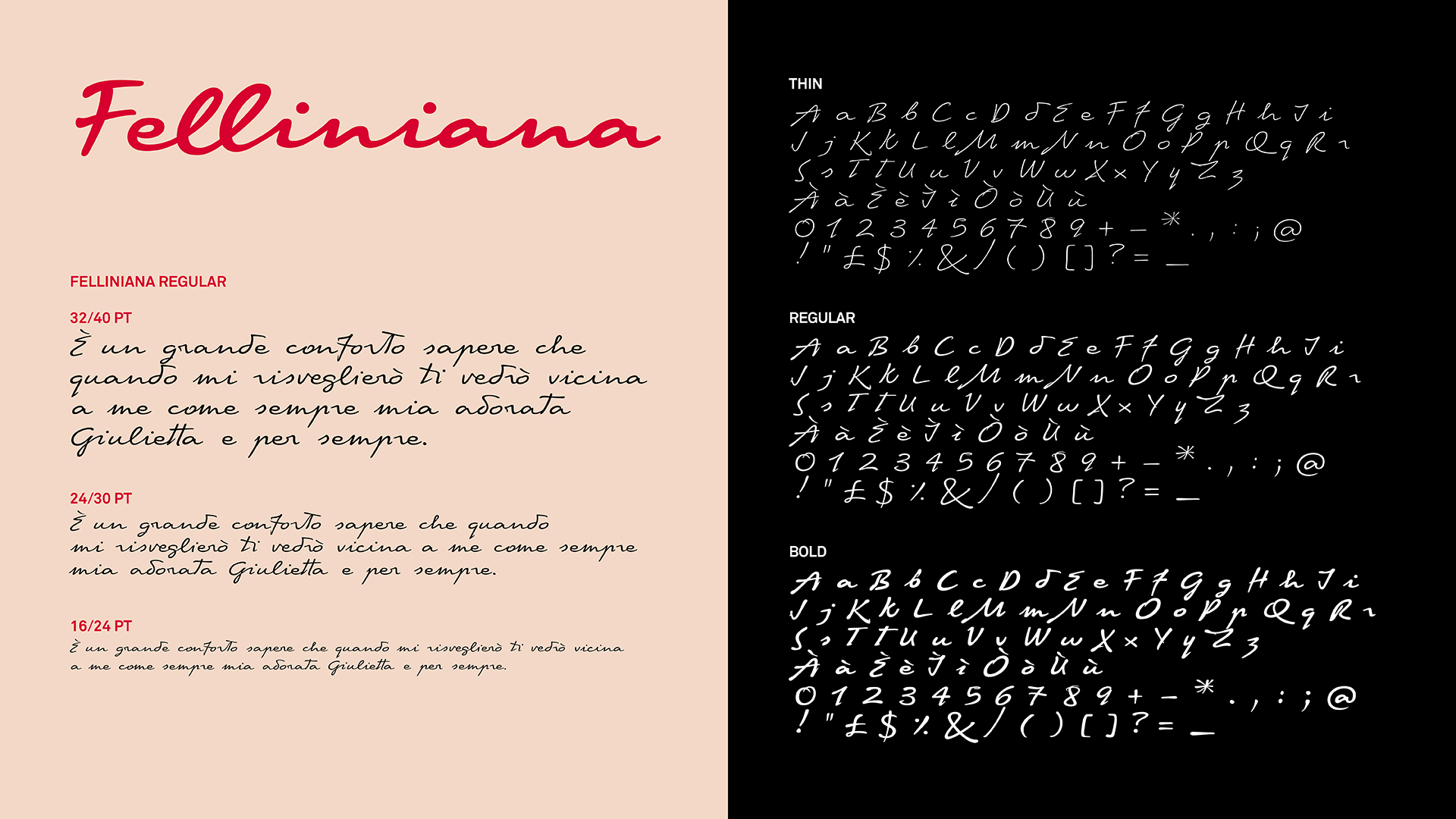 Felliniana: Font Mastering for the Venice Film Festival