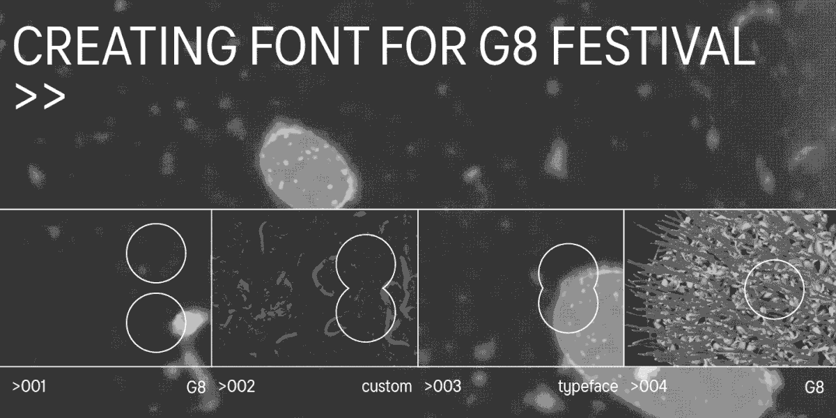 Grow and divide: Creating a font for the G8 festival