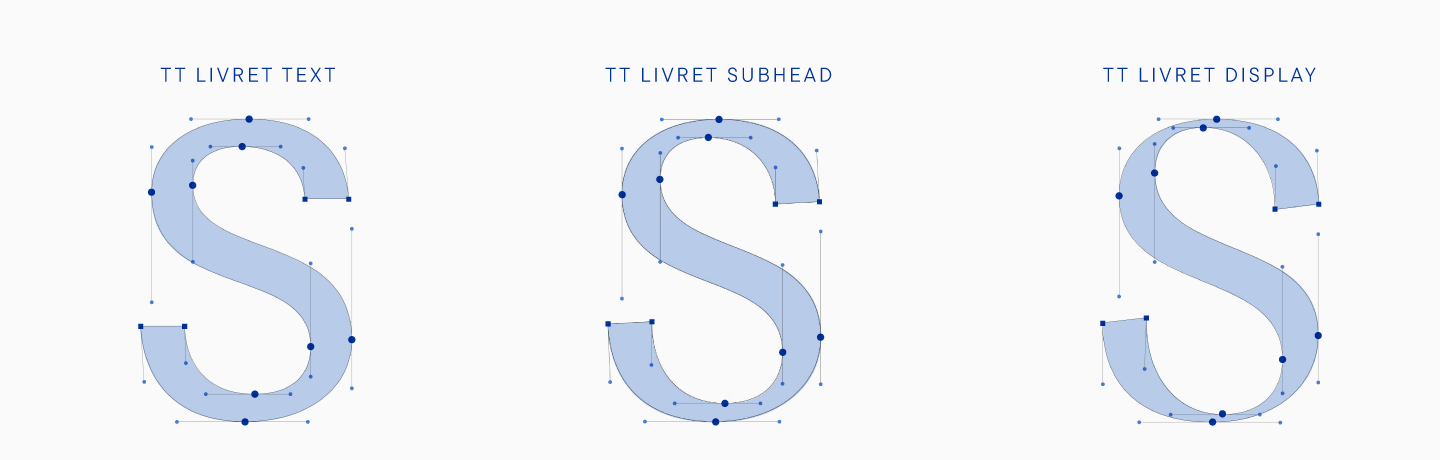 Creation of a modern serif TT Livret