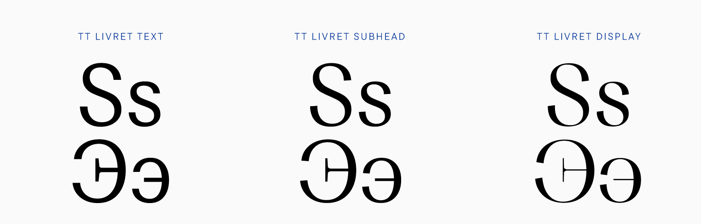 Creation of a modern serif TT Livret