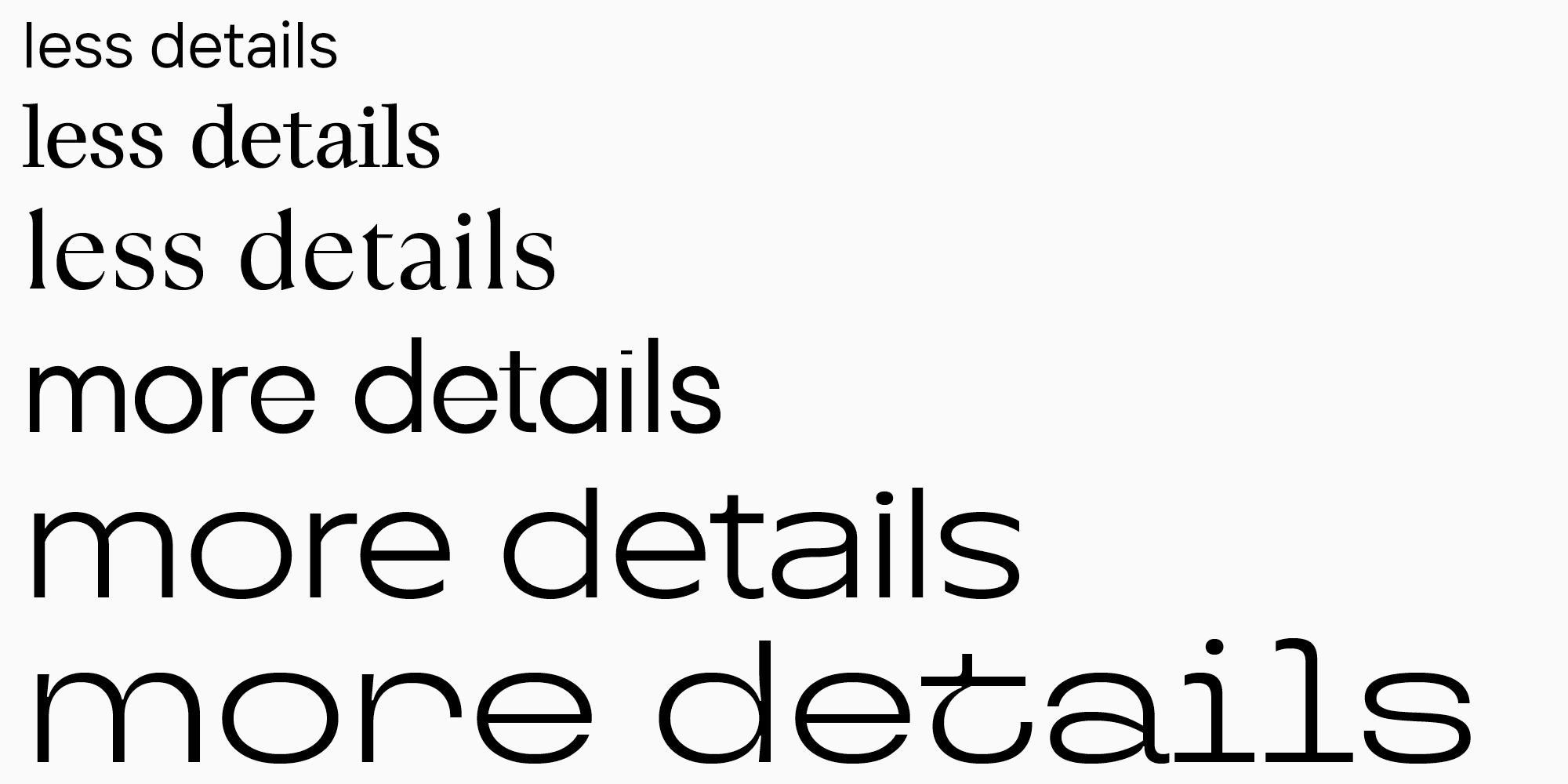 UniversiTTy: Lesson 7. Designing Basic Latin Characters. Glyph Height, Contrast, Optical Sizes