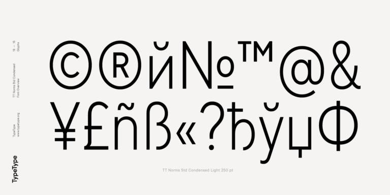 TT Norms® Std Condensed