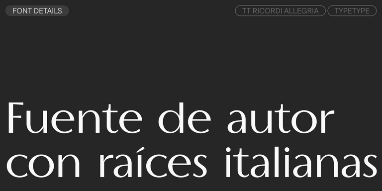 TT Ricordi Allegria