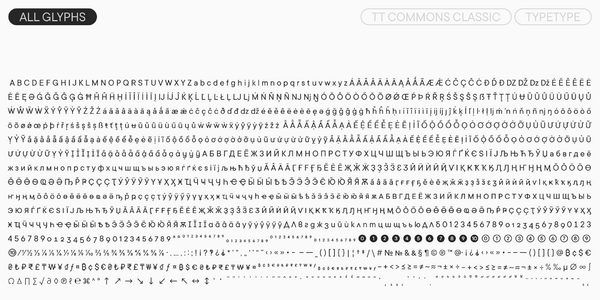 TT Commons™ Classic
