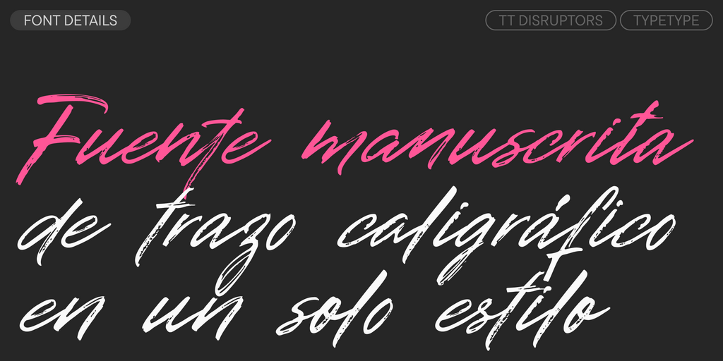 Fuentes script (manuscritas) | TypeType®