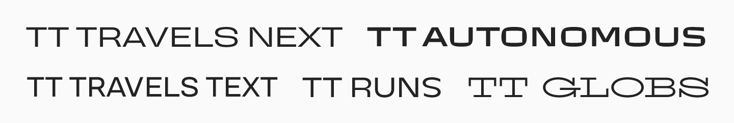 Wide-proportioned fonts