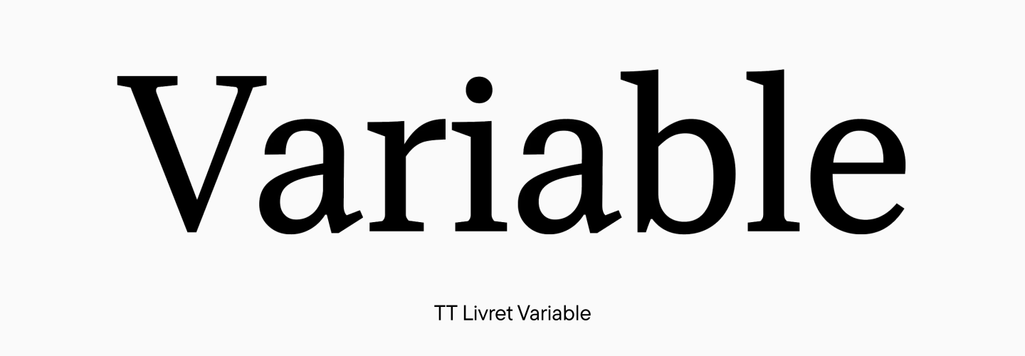 Headline fonts