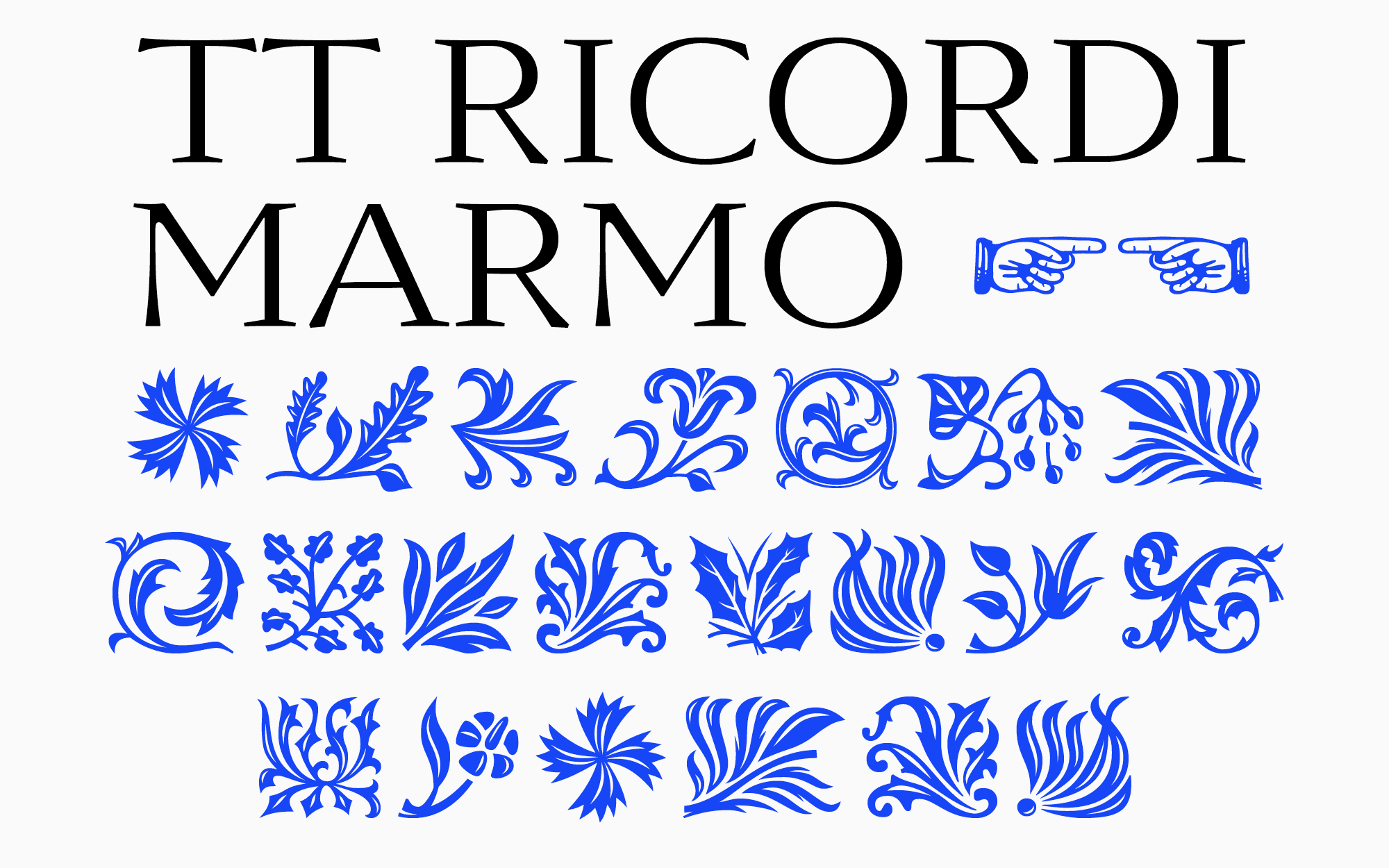 Ornaments in&nbsp;TT&nbsp;Ricordi Marmo