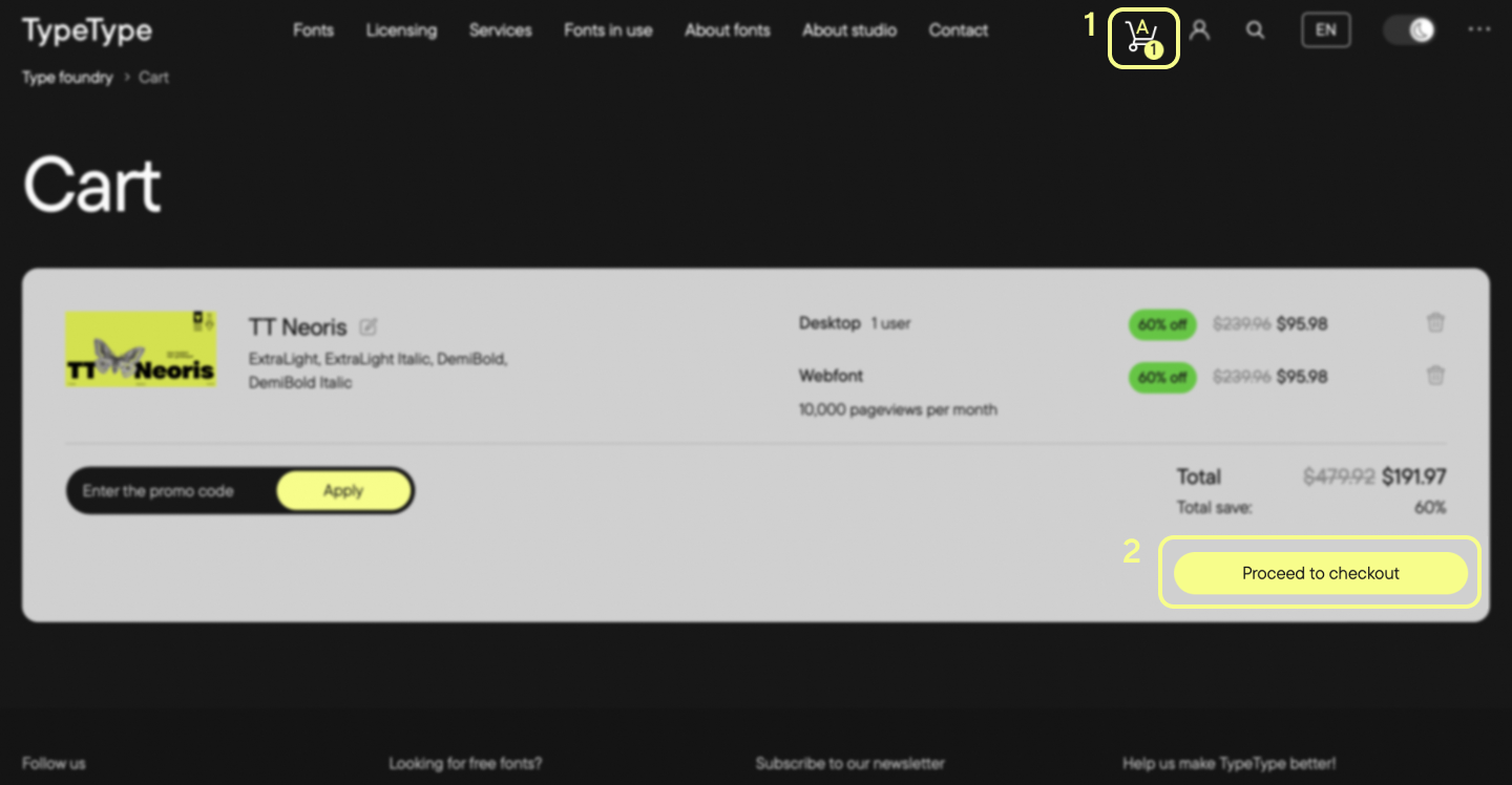 How to&nbsp;purchase fonts online