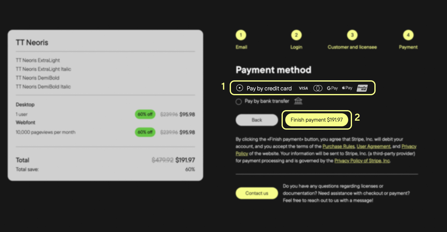 How to&nbsp;purchase fonts online