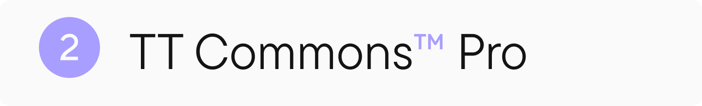 TT&nbsp;Commons&trade; Pro