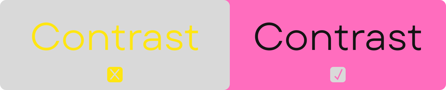 Color and Contrast