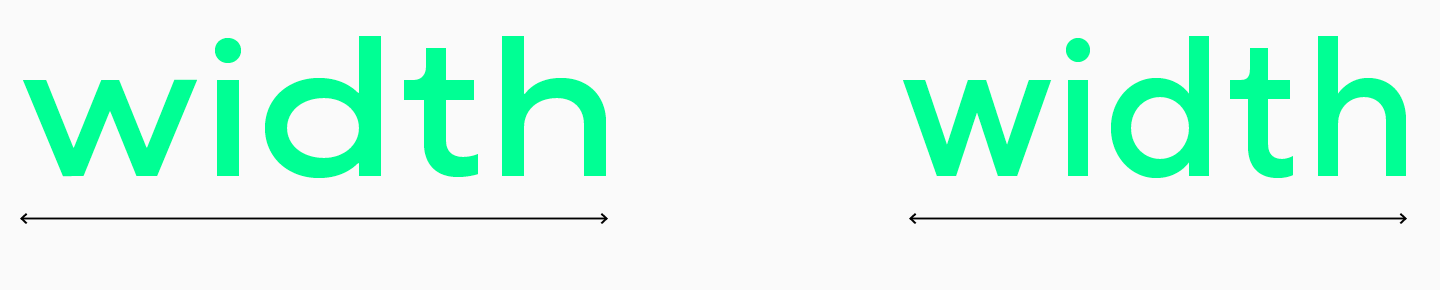 Font properties