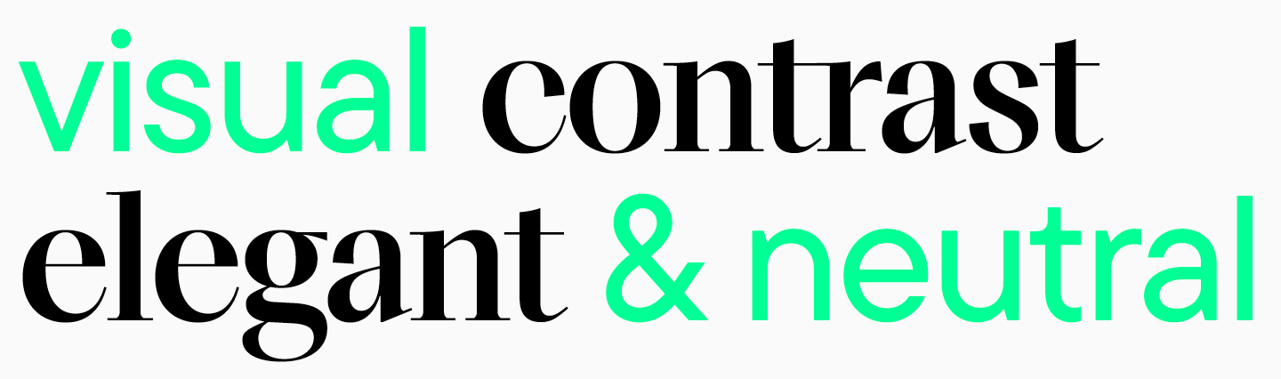 Font combinations (font pairs)