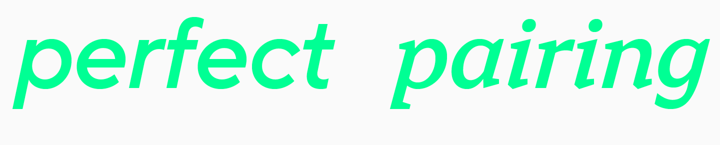 Font combinations (font pairs)