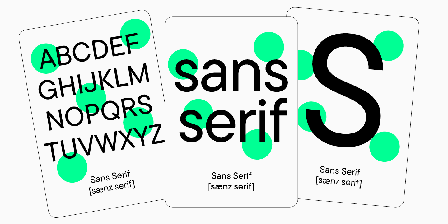 What fonts there are (classification)