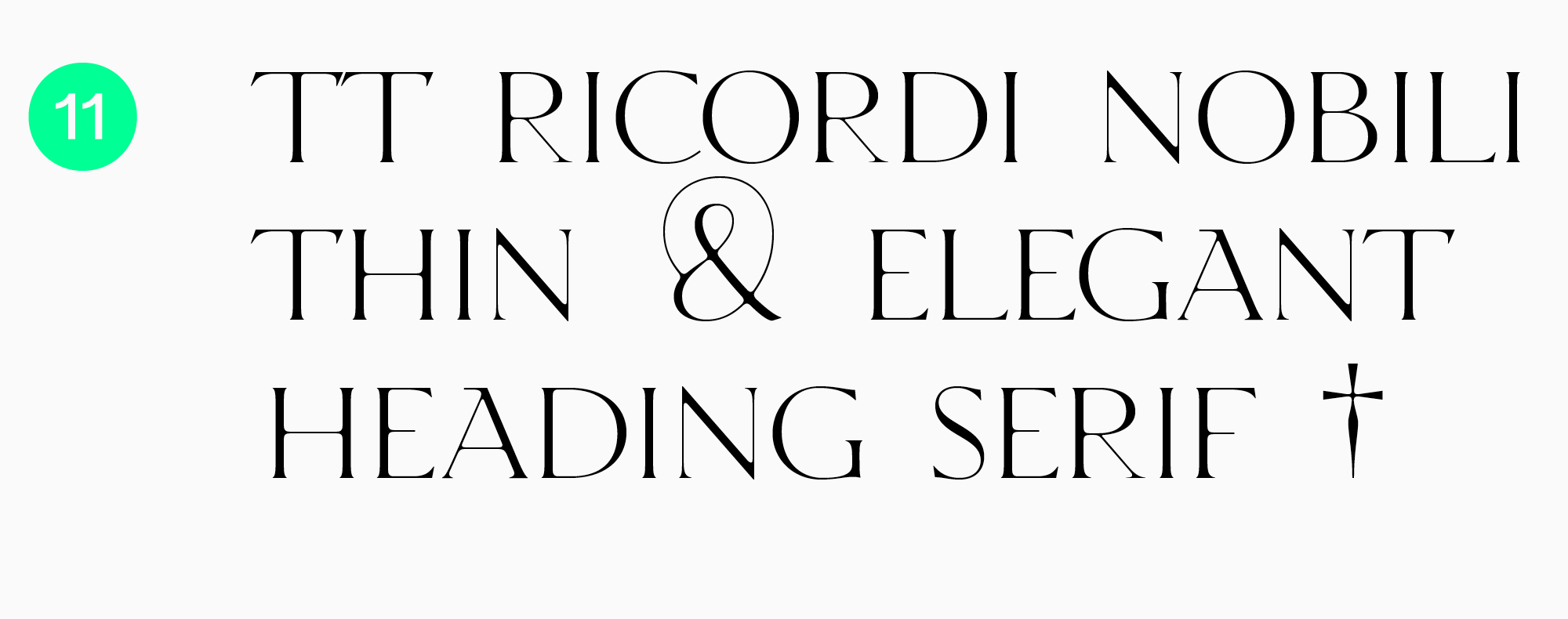 Display serifs