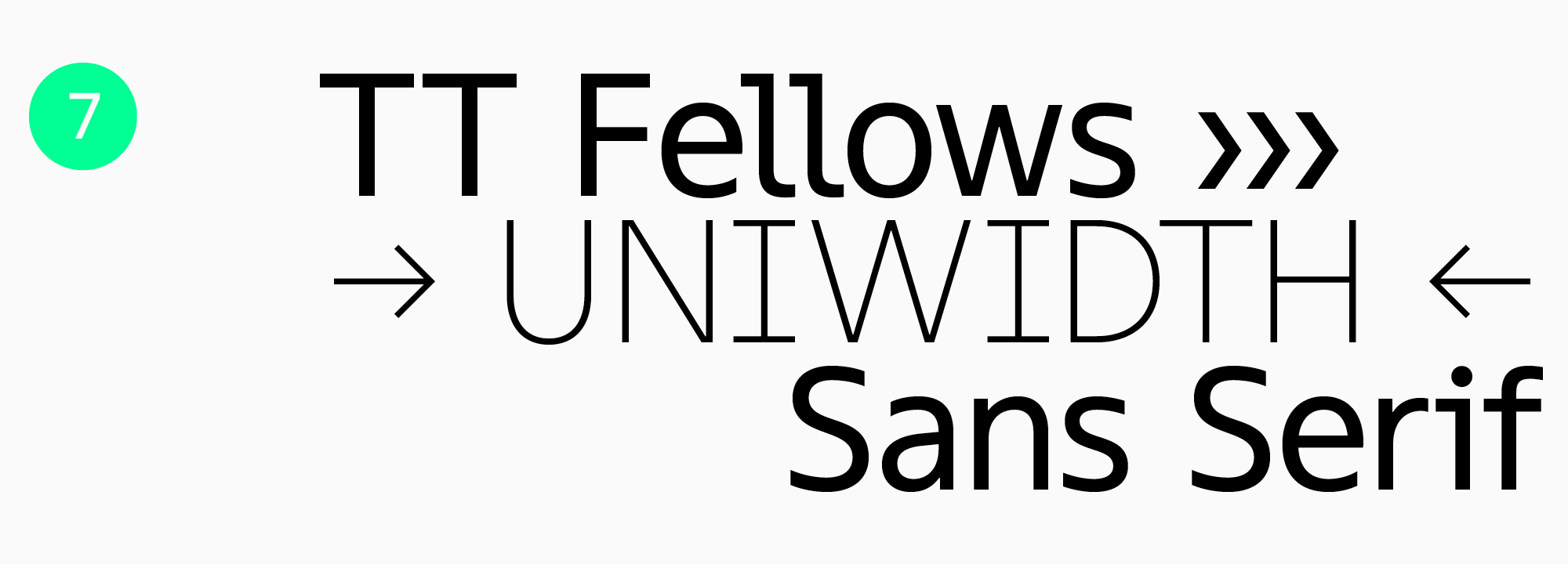 Humanist sans serifs
