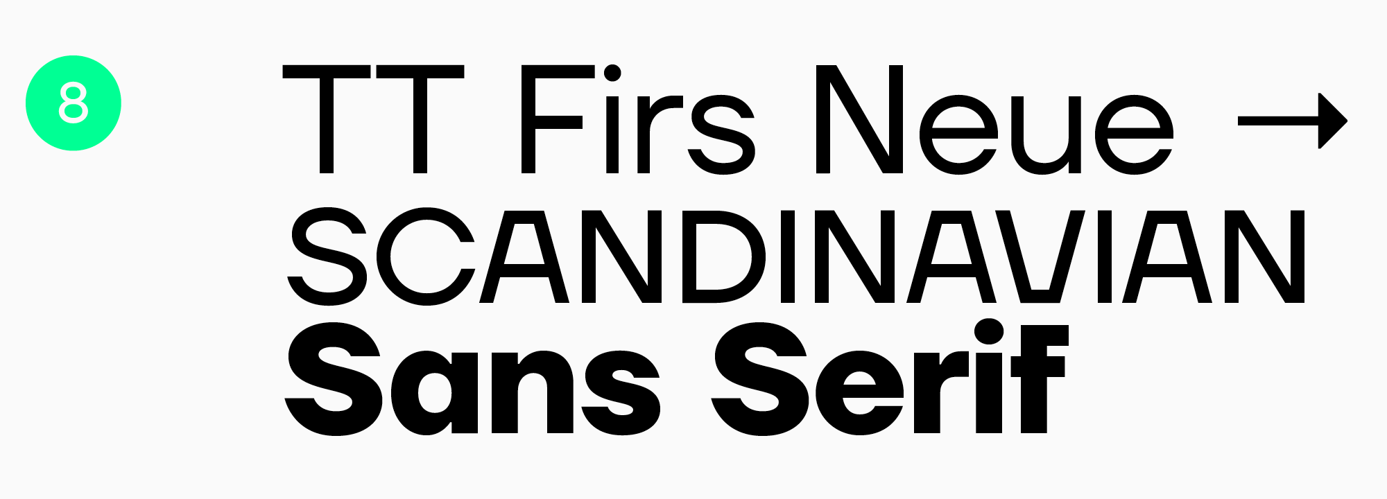 Geometric sans serifs
