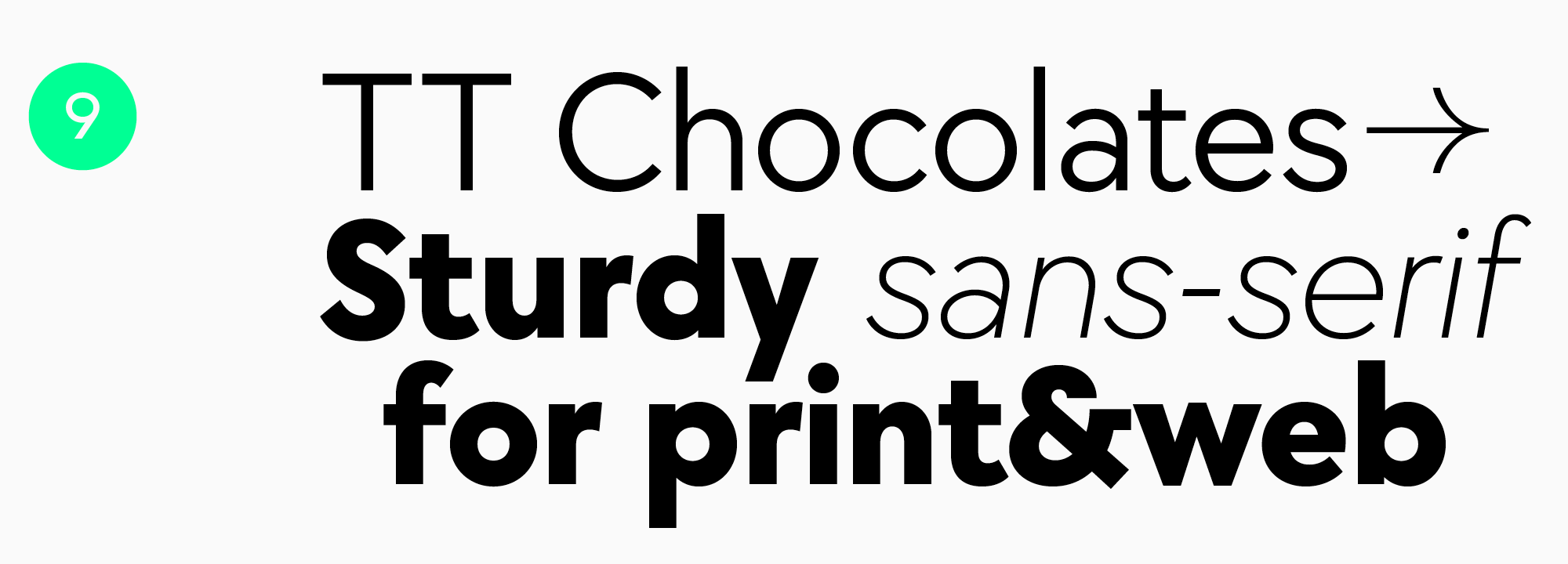Geometric sans serifs