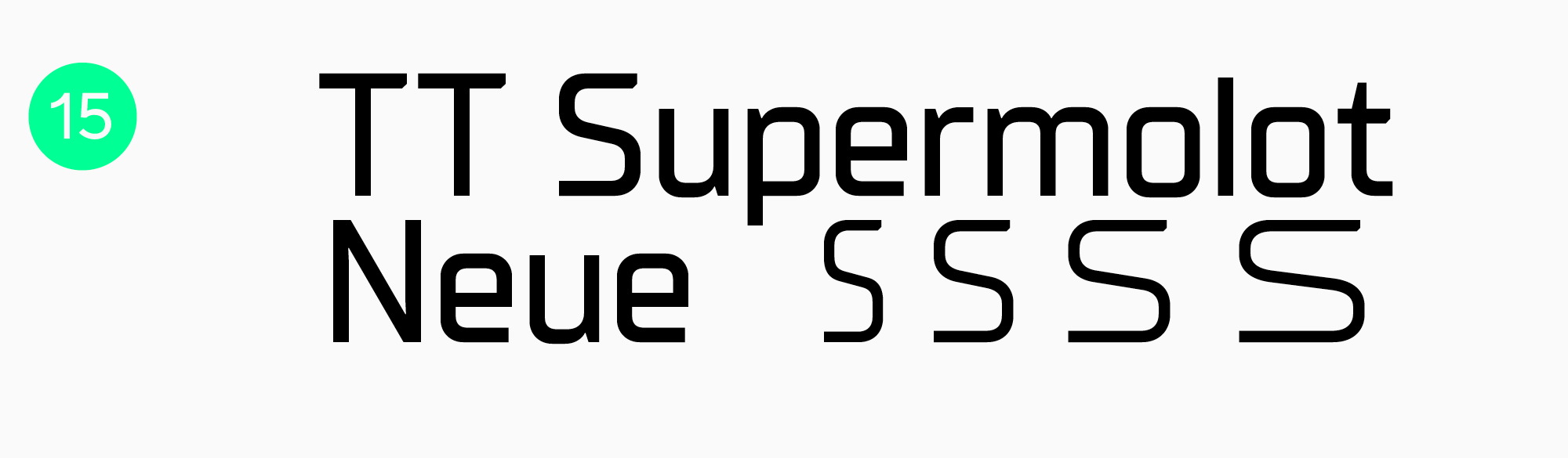 Bonus: Technological and monowidth fonts