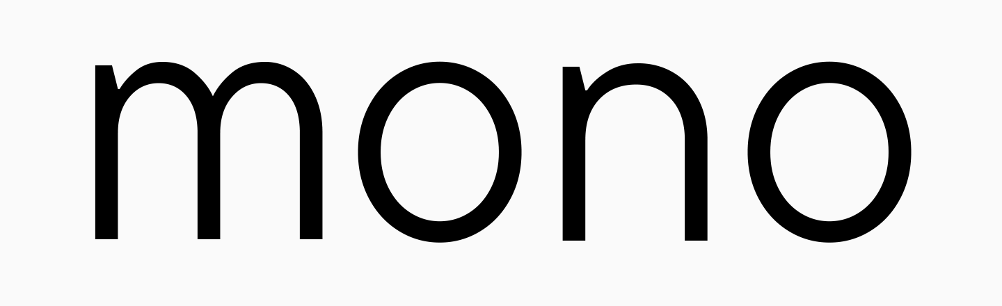 How fonts with equal em-space are designed