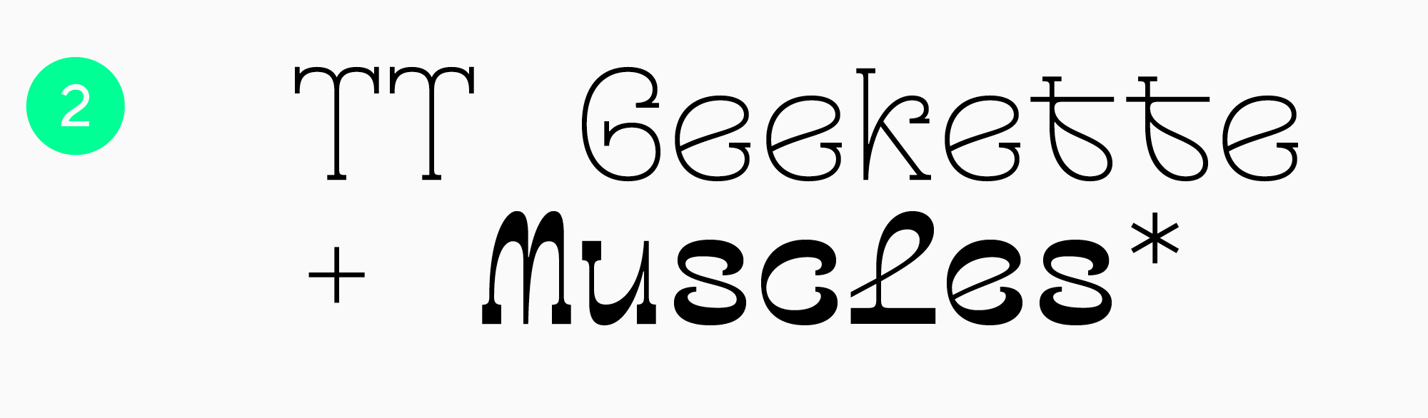 Fun font for video games TT&nbsp;Geekette